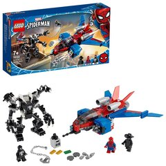 76150 LEGO® Super Heroes Spiderjet vs Venom Robot цена и информация | Конструкторы и кубики | kaup24.ee