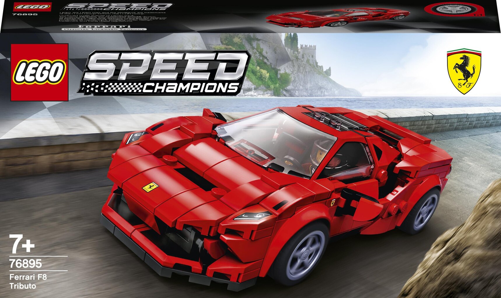 76895 LEGO® Speed Champions Ferrari F8 Tributo цена и информация | Klotsid ja konstruktorid | kaup24.ee