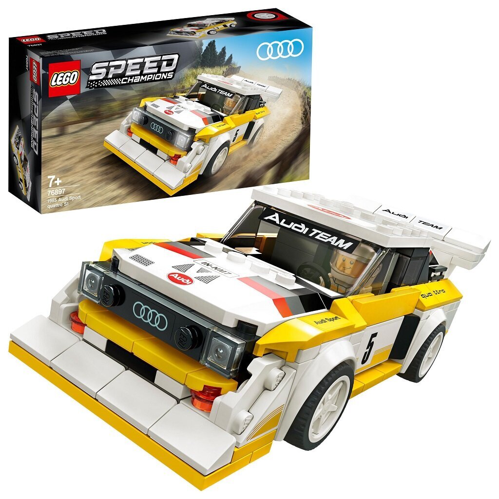 76897 LEGO® Speed Champions 1985 Audi Sport quattro S1 цена и информация | Klotsid ja konstruktorid | kaup24.ee