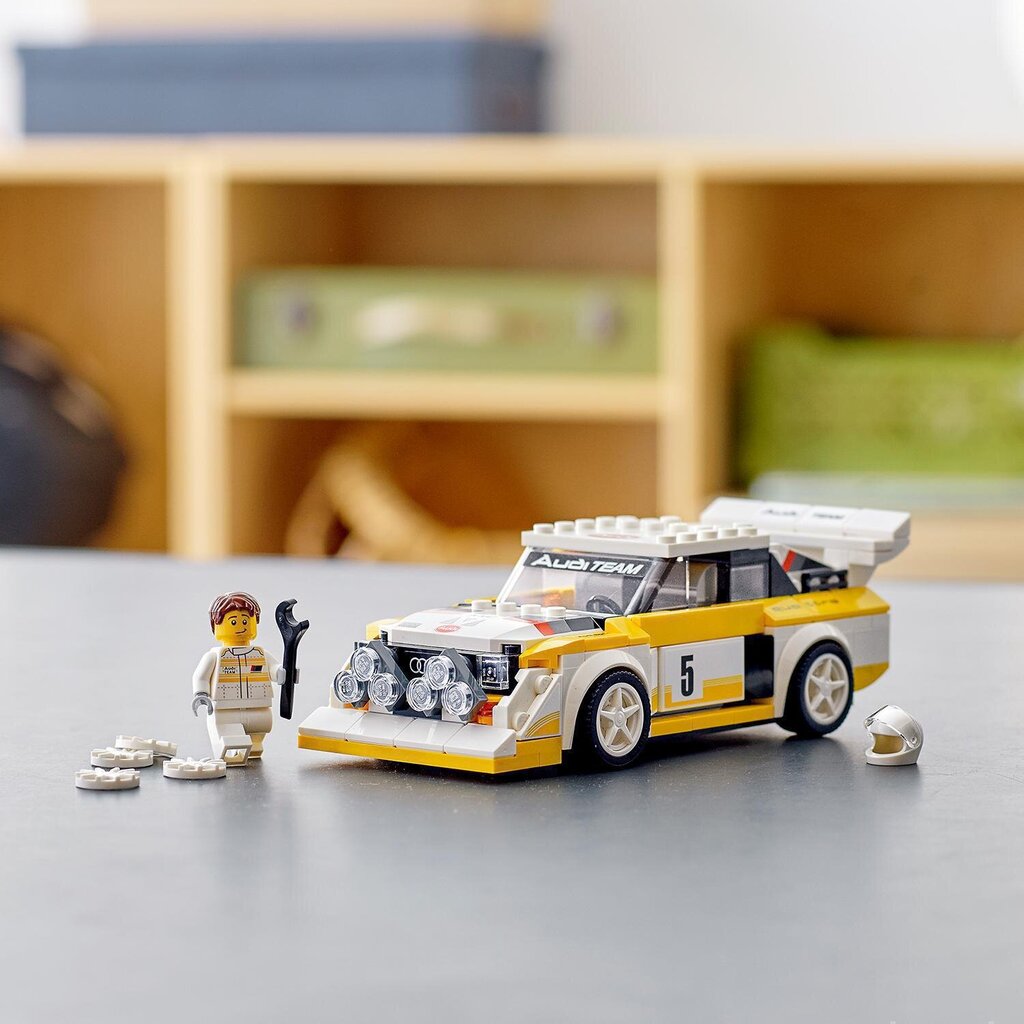 76897 LEGO® Speed Champions 1985 Audi Sport quattro S1 hind ja info | Klotsid ja konstruktorid | kaup24.ee