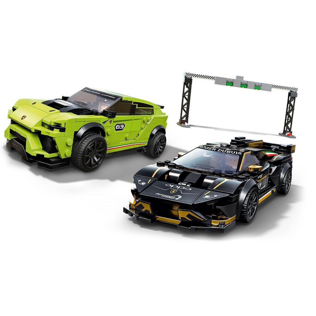 76899 LEGO® Speed Champions Lamborghini Urus ST-X & Lamborghini Huracán Super Trofeo EVO hind ja info | Klotsid ja konstruktorid | kaup24.ee