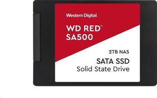 SSD WD RED 2TB 2.5" SATA WDS200T1R0A цена и информация | Внутренние жёсткие диски (HDD, SSD, Hybrid) | kaup24.ee