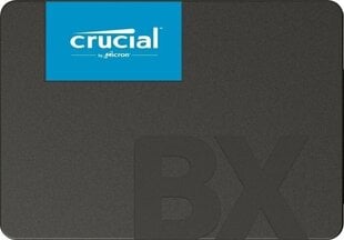 SSD|CRUCIAL|BX500|1TB|SATA 3.0|Write speed 500 MBytes/sec|Read speed 540 MBytes/sec|2,5"|TBW 360 TB|CT1000BX500SSD1 hind ja info | crucial Arvutid ja IT- tehnika | kaup24.ee