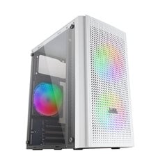 ATX pooltornkast Mars Gaming MC300W valge RGB hind ja info | Arvutikorpused | kaup24.ee