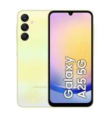 Samsung Galaxy A25 A256 6/128GB DS 5G Personality Yellow цена и информация | Мобильные телефоны | kaup24.ee