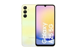 Samsung Galaxy A25 A256 8/256GB DS 5G Yellow цена и информация | Мобильные телефоны | kaup24.ee