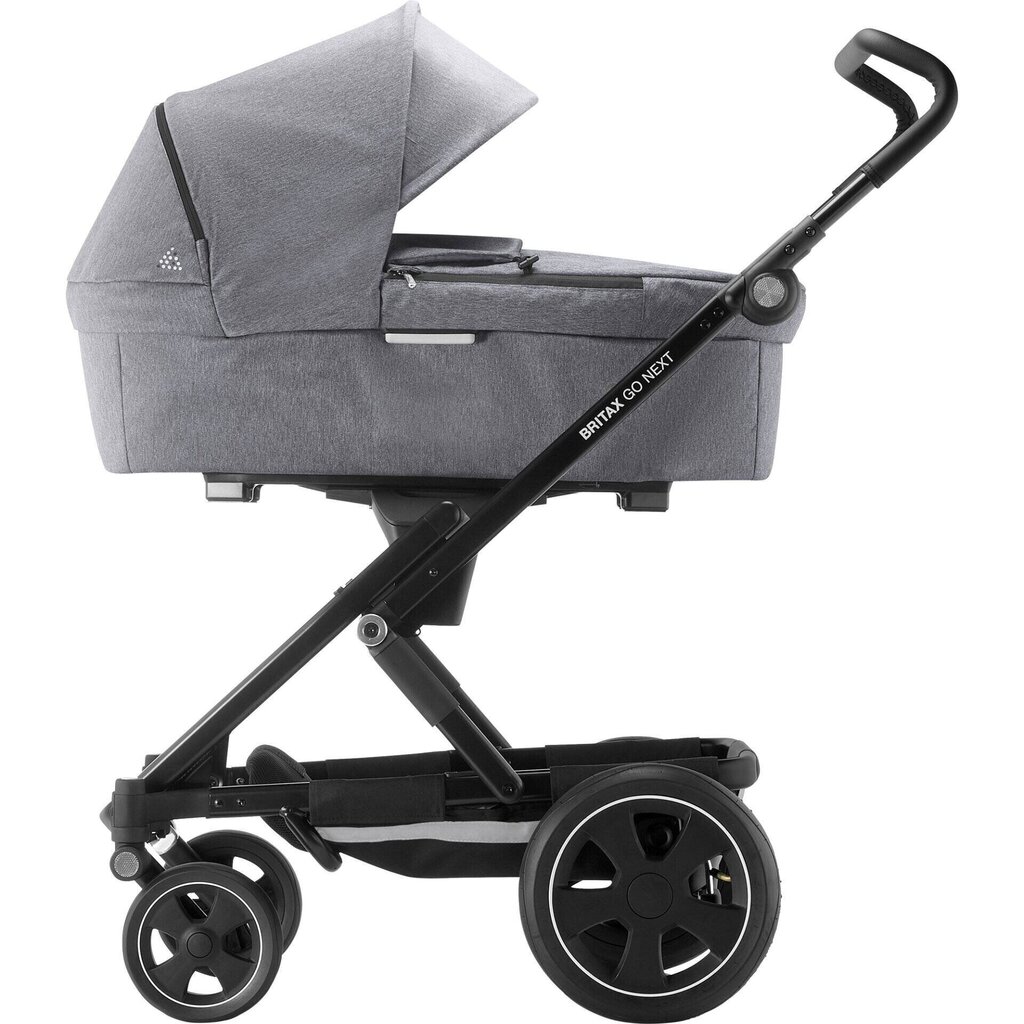 Universaalne vanker Britax Romer Go Next², Black/grey melange hind ja info | Vankrid, jalutuskärud | kaup24.ee