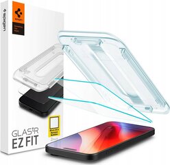 Spigen Glass tR EZ Fit 2 Pack, transparency - iPhone 16 Pro цена и информация | Защитные пленки для телефонов | kaup24.ee