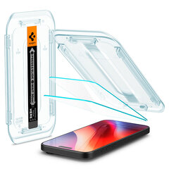 Spigen Glass tR EZ Fit 2 Pack, transparency - iPhone 16 Pro Max hind ja info | Ekraani kaitsekiled | kaup24.ee