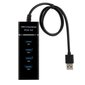 Roger AD15651 USB 3.0 Hub - Jagaja 4 x USB 3.0 / 5 Gbps, Must hind ja info | USB jagajad, adapterid | kaup24.ee