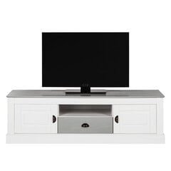 ТВ столик Notio Living Tommy 150, белый/серый цена и информация | Тумбы под телевизор | kaup24.ee