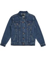 Meeste Brixton Cable Denim catana teksajakk 03199 WNIDG цена и информация | Мужские куртки | kaup24.ee