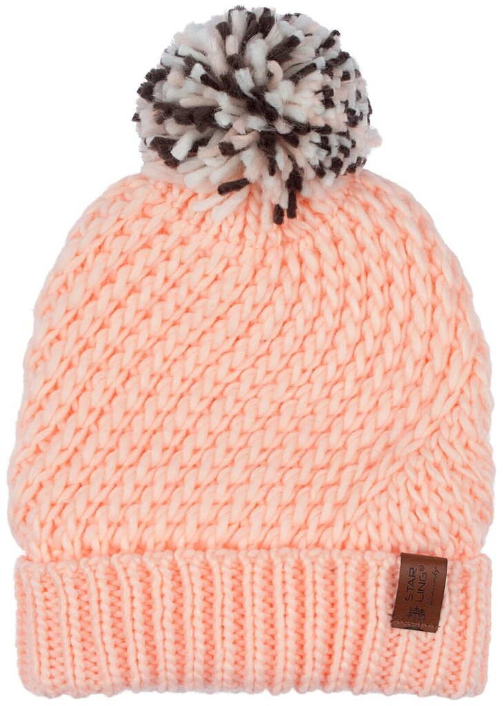 Tüdrukute müts Starling Belle, light pink цена и информация | Laste talveriided | kaup24.ee