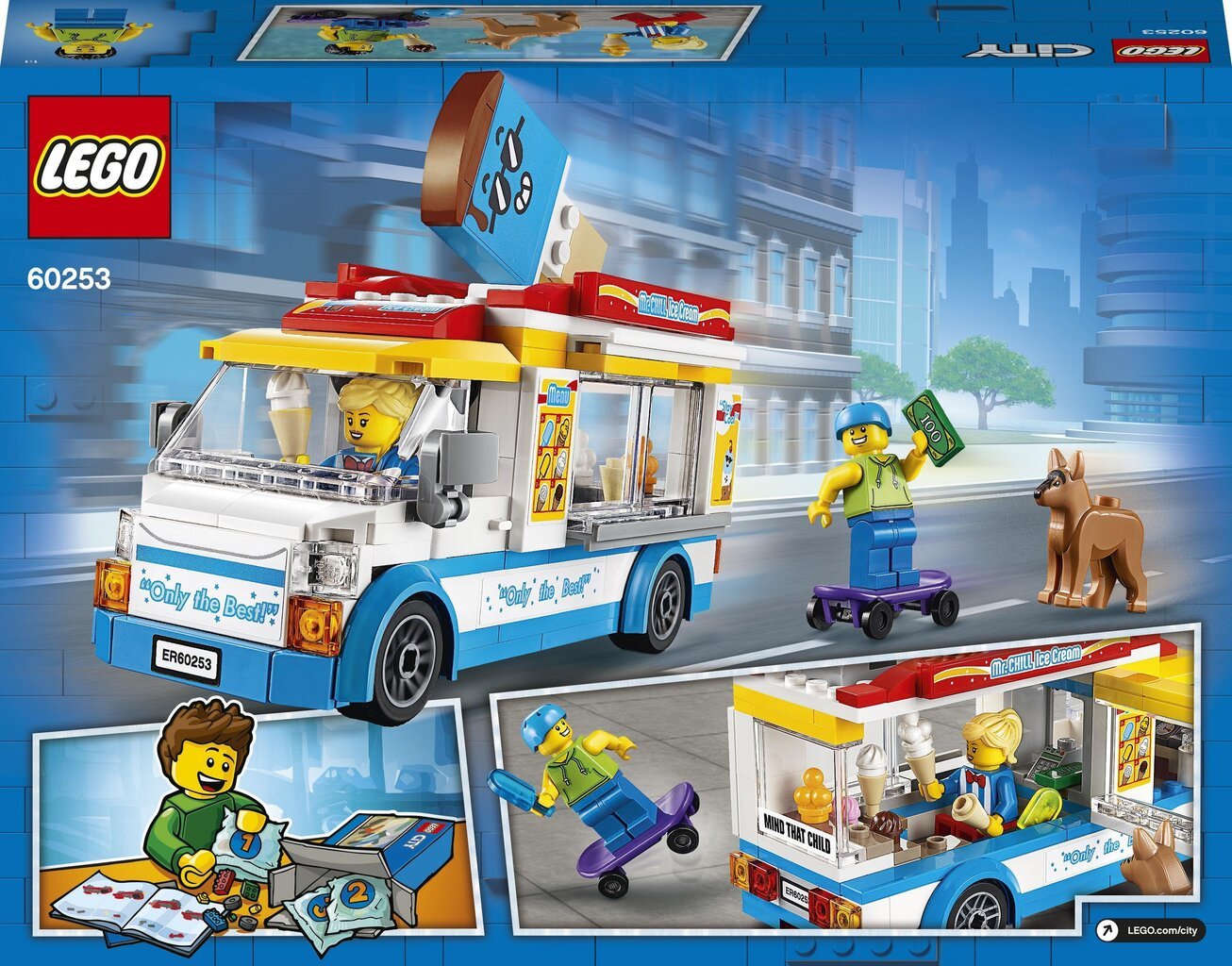 60253 LEGO® City Jäätisebuss hind ja info | Klotsid ja konstruktorid | kaup24.ee