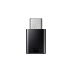 Universaalne adapter Samsung GH98-41290A Micro USB -> USB Type-C, Must hind ja info | USB jagajad, adapterid | kaup24.ee