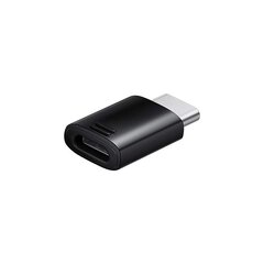 Samsung GH98-41290A универсальный адаптер Micro USB -> USB Type-C, черный цена и информация | Адаптер Aten Video Splitter 2 port 450MHz | kaup24.ee