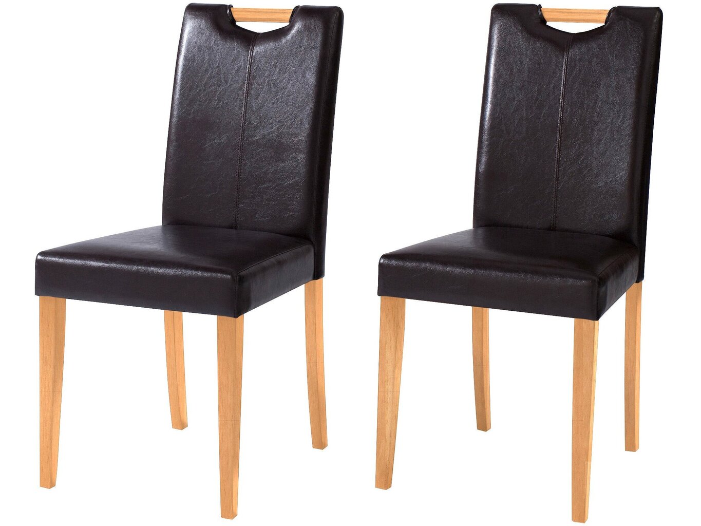 2-tooli komplekt Notio Living Sawyer, tumepruun hind ja info | Söögilaua toolid, köögitoolid | kaup24.ee