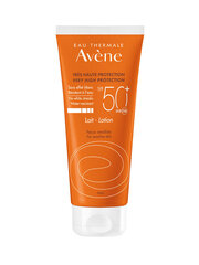 Päikesekaitsekreem Avene Sun Care Eau Thermale SPF50+ 100 ml цена и информация | Кремы от загара | kaup24.ee