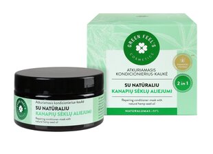 Taastav juuksepalsam - mask kanepiseemneõliga GREEN FEEL'S 200 ml hind ja info | Maskid, õlid, seerumid | kaup24.ee