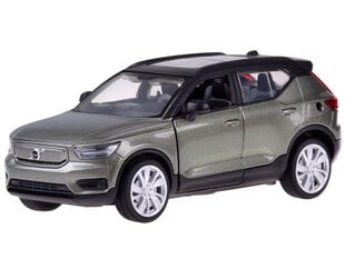 Metallist Volvo XC40 mudel valgus- ja heliefektidega, khaki hind ja info | Poiste mänguasjad | kaup24.ee