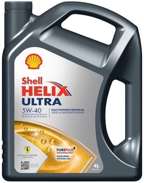 Shell Helix Ultra 5W40 mootoriõli, 4L цена и информация | Mootoriõlid | kaup24.ee