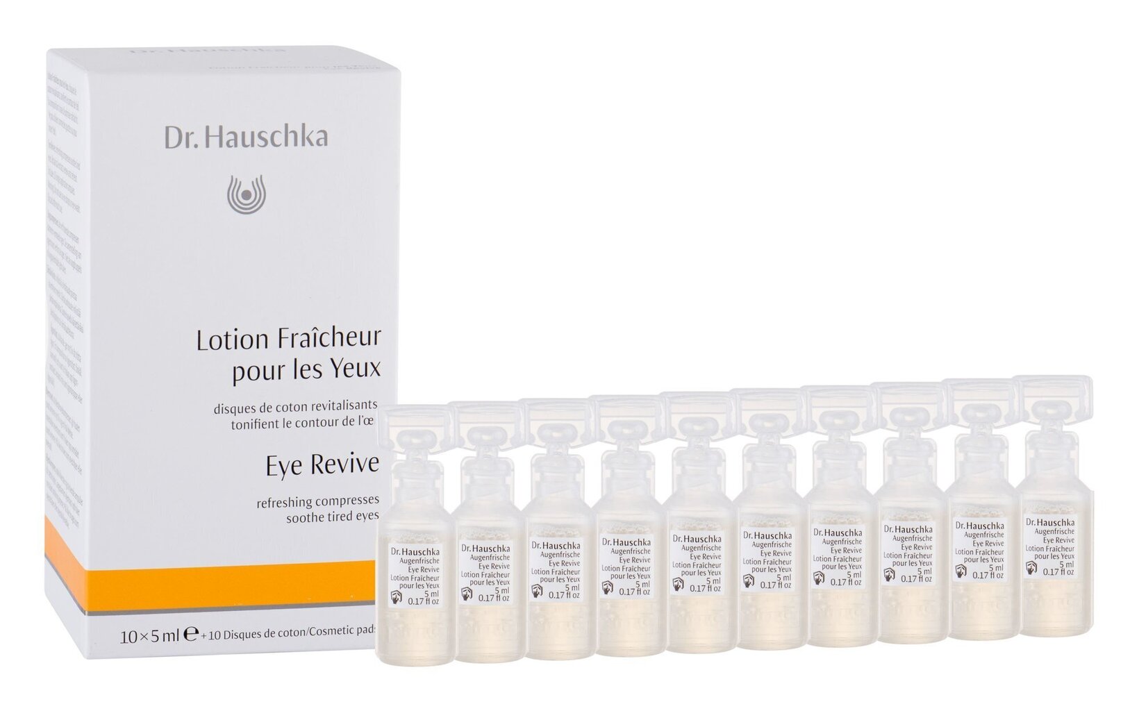 Rahustavad ampullid silmadele Dr. Hauschka Eye Revive 10x5 ml цена и информация | Näomaskid, silmamaskid | kaup24.ee