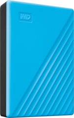 WD My Passport 2.5'' 4TB USB 3.2, синий цена и информация | Жёсткие диски (SSD, HDD) | kaup24.ee