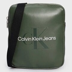 Calvin Klein Jeans meestele mõeldud kaki värvi ristkülikukujuline käekott K50K510108-LLP цена и информация | Мужские сумки | kaup24.ee