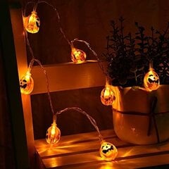 20 LED-valgustit 3D Pumpkin String Fairy Lights, patareitoitega helendavad laternatuled (kõrvitsa soe valge) hind ja info | Pehmed mänguasjad | kaup24.ee