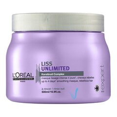 Siluv juuksemask L'Oreal Expert Liss Unlimited Mask 500 ml цена и информация | Маски, масла, сыворотки | kaup24.ee