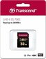 Transcend TS32GSDC700S MicroSDHC 32GB цена и информация | Mobiiltelefonide mälukaardid | kaup24.ee