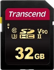 Transcend TS32GSDC700S MicroSDHC 32GB hind ja info | Mobiiltelefonide mälukaardid | kaup24.ee