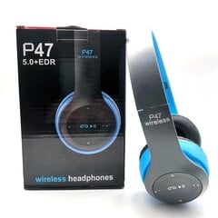 P47 Bluetooth 5.0 juhtmeta kõrvaklapid kokkupandavad HIFI stereo-basskõrvaklapid lapse kiiver koos mikrofoni USB-adapteriga iPhone'i mängu jaoks цена и информация | Наушники | kaup24.ee