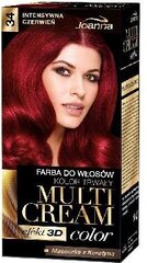 Краска для волос Joanna Multi Cream Color 100 мл, 34 Intense Red цена и информация | Краска для волос | kaup24.ee