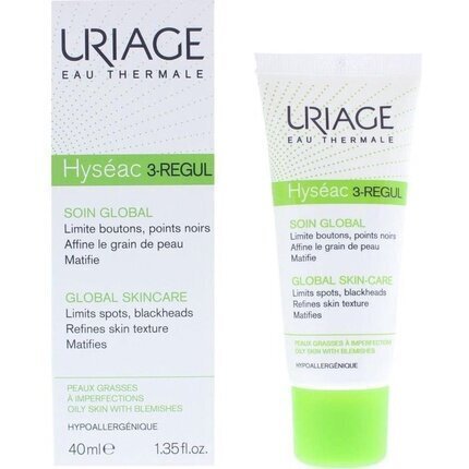 Näokreem rasusele, probleemsele nahale Uriage Hyseac 3-Regul Global Skin-Care 40 ml цена и информация | Näokreemid | kaup24.ee