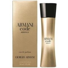 Parfüümvesi Giorgio Armani Code Absolu EDP naistele 30 ml hind ja info | Naiste parfüümid | kaup24.ee
