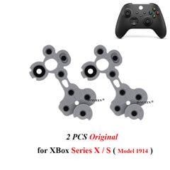 2 tk originaal juhtivat kumminuppu Microsoft XBox One Series X S kontrolleri D-padi kontaktklahvi nuppude parandamine hind ja info | Mängukonsoolide lisatarvikud | kaup24.ee