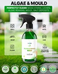 Nanoteqa средство для удаления плесени, водорослей и грибков, Algae & Mould remover, 500 мл цена и информация | Очистители | kaup24.ee