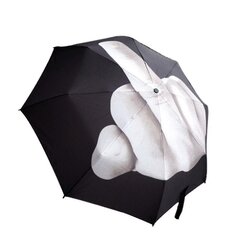 Новы чорны парасон з дызайнам сярэдняга пальца Cool Fashions Impact Umbrella цена и информация | Зонты, маркизы, стойки | kaup24.ee