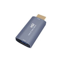 Z51 Usb Female to 4k Hdmi Male Карта захопу аўдыё і відэа для камп'ютэрнай трансляцыі ў прамым эфіры цена и информация | Аксессуары для корпусов | kaup24.ee