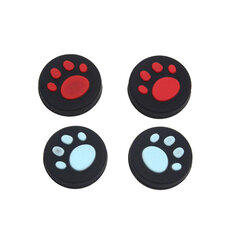 4tk Cute Cat Paw Analog Thumb Stick Grip Cover kaitsevad juhtkangi korgid Sony PlayStationi Psvita PS Vita PSV 1000 2000 Slim jaoks hind ja info | Mängukonsoolide lisatarvikud | kaup24.ee