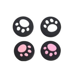 4tk Cute Cat Paw Analog Thumb Stick Grip Cover kaitsevad juhtkangi korgid Sony PlayStationi Psvita PS Vita PSV 1000 2000 Slim jaoks hind ja info | Mängukonsoolide lisatarvikud | kaup24.ee