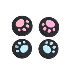 4tk Cute Cat Paw Analog Thumb Stick Grip Cover kaitsevad juhtkangi korgid Sony PlayStationi Psvita PS Vita PSV 1000 2000 Slim jaoks hind ja info | Mängukonsoolide lisatarvikud | kaup24.ee