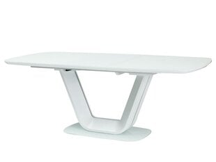 Раскладной столик Signal Meble Armani, белый цена и информация | Кухонные и обеденные столы | kaup24.ee