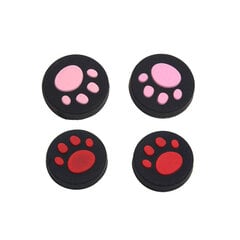 4tk Cute Cat Paw Analog Thumb Stick Grip Cover kaitsevad juhtkangi korgid Sony PlayStationi Psvita PS Vita PSV 1000 2000 Slim jaoks hind ja info | Mängukonsoolide lisatarvikud | kaup24.ee