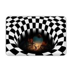 Halloweeni sügise uksematt, klouni uksematt 3D Illusion vaip libisemiskindla kummist aluspinnaga, sise- ja välisuks dekoratiivne uksematt, 50 × 80 cm цена и информация | Праздничные декорации | kaup24.ee