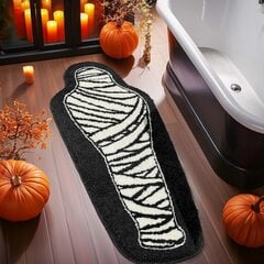 Halloweeni vannitoa sisekujundus Vaibade sisustus Libisemiskindel vannimatt Fit Vannitoa Magamistoa Õudus Naljakas Mummy Vaip 80x200cm цена и информация | Праздничные декорации | kaup24.ee