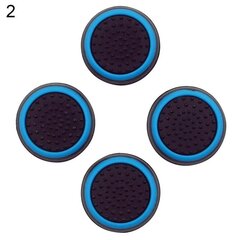 4 tk libisemiskindlast silikoonist analoogjoystick Thumbstick Thumb Stick käepideme ümbrised PS-3 PS4 PS5 Xbox 360 Xbox One kontrolleri jaoks цена и информация | Аксессуары для компьютерных игр | kaup24.ee