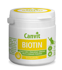 Canvit Biotin витамины для кошек в таблетках N100 100г цена и информация | Витамины, пищевые добавки и товары от паразитов | kaup24.ee