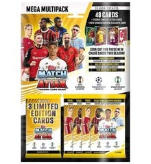 2024/25 TOPPS MATCH ATTAX Champions League Mega Multipaka цена и информация | Коллекционные карточки | kaup24.ee